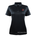 Moisture Wicking Dry Fit Polo Shirt Black